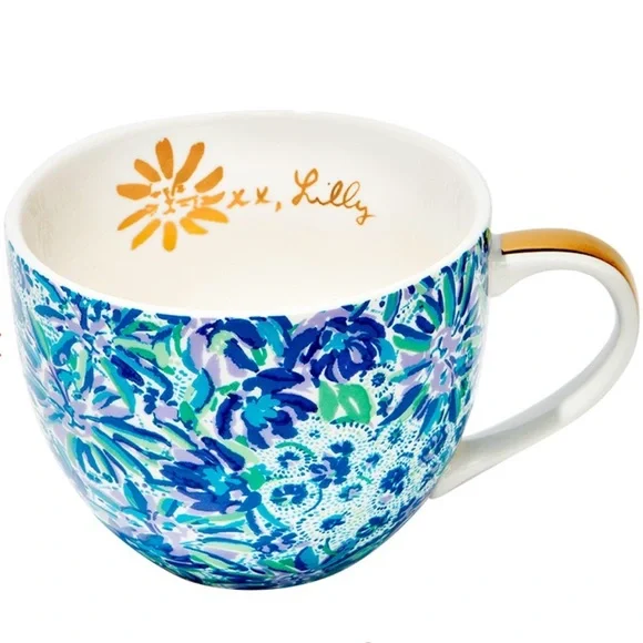 NWT Lilly Pulitzer Ceramic Mugs Set of 2 - Picture 5 of 14
